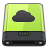 Green iDisk Icon 48x48 png
